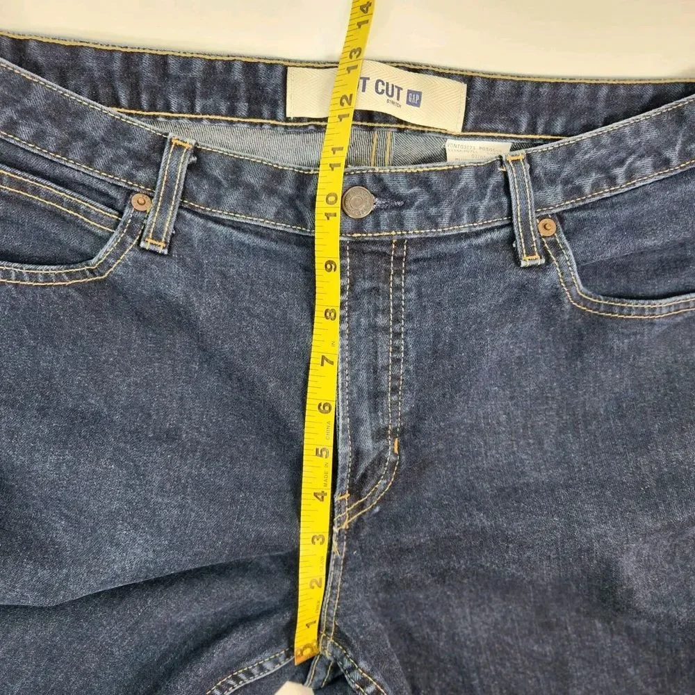 Gap Bootcut Stretch Jeans Size 14 Long‎ Dark Denim (Inseam Hemmed to 26 1/4